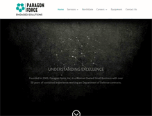 Tablet Screenshot of paragonforce.com